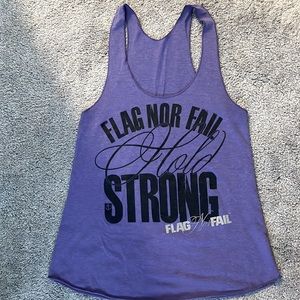 Flag nor fail gym tank